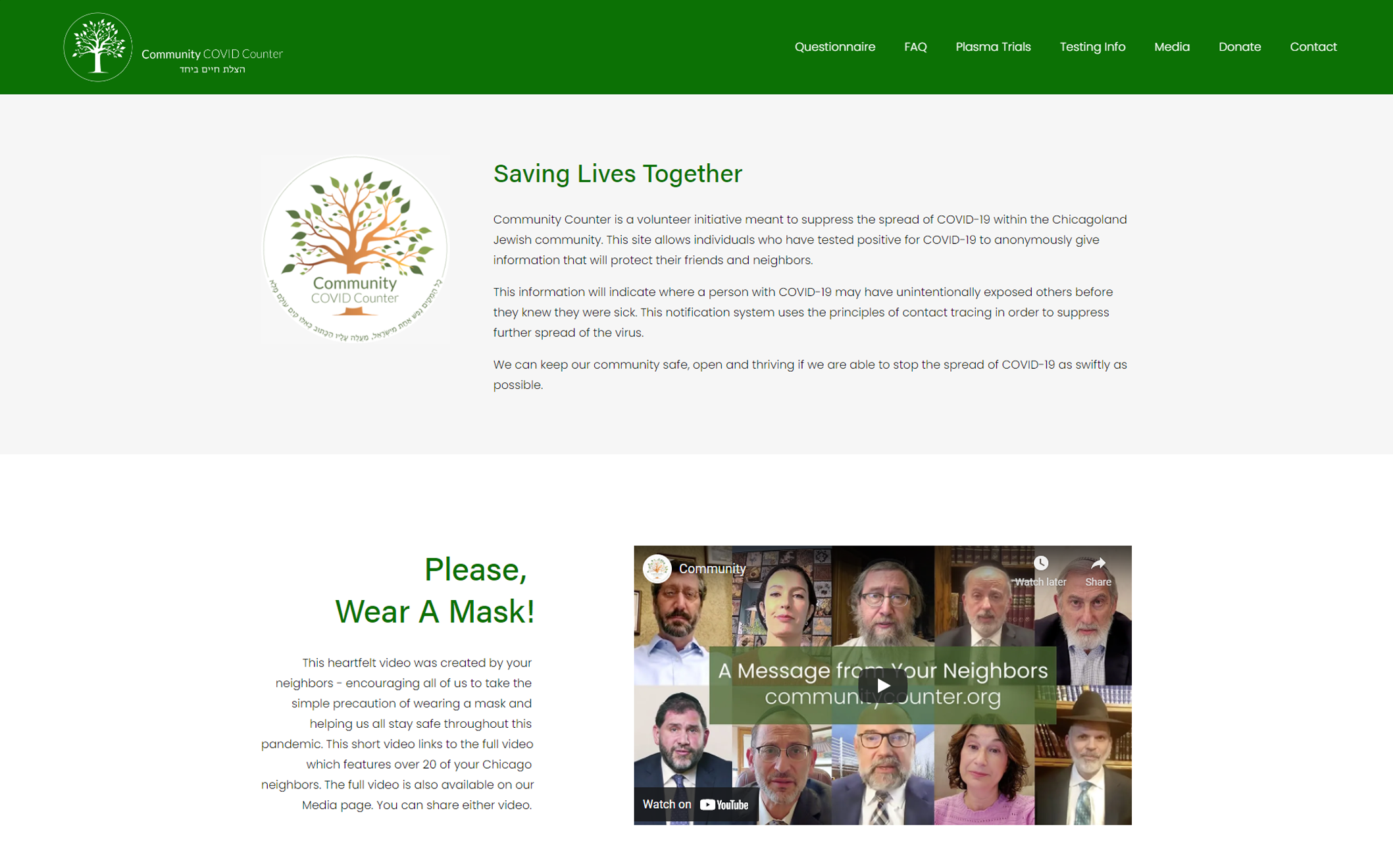 Community COVID Counter