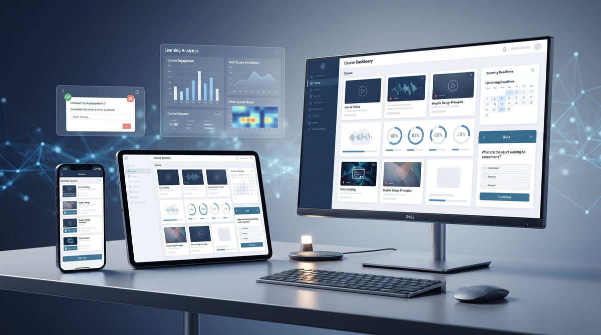 Building Interactive and Immersive Online Academies with LearnWorlds in 2025
