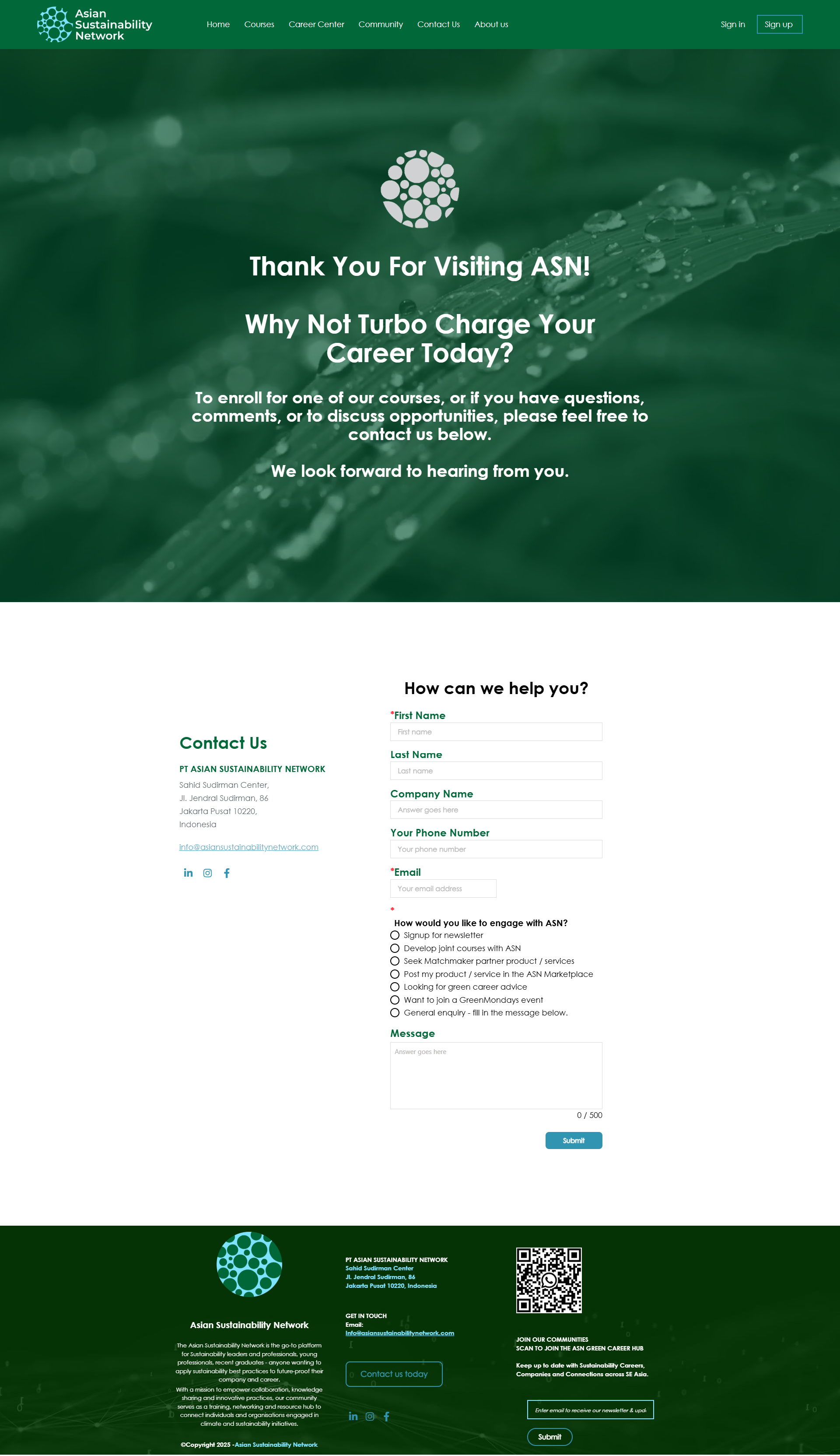 Contact Page